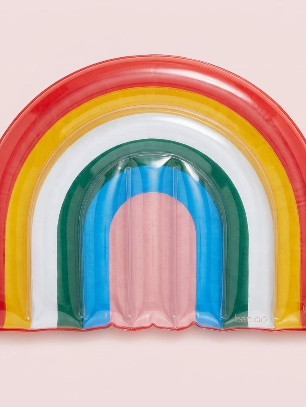 NWT Inflatable Rainbow Spa Pillow